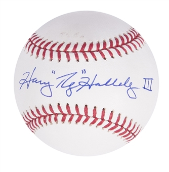 Harry "Roy" Halladay III Signed OML Manfred Baseball (JSA)